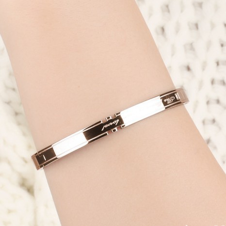 Bracciali di coppia alla moda per uomo e donna in acciaio_voghion.com