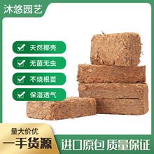 小块椰壳砖脱盐易泡发大真椰糠椰壳砖土种花蝴蝶兰花培育园艺基质