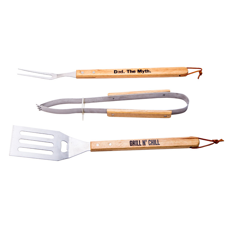 [Fuente fábrica] barbacoa herramientas traje clarabillo cartón 4-piezas conjunto barbacoa herramientas al aire libre combinación barbacoa barrido