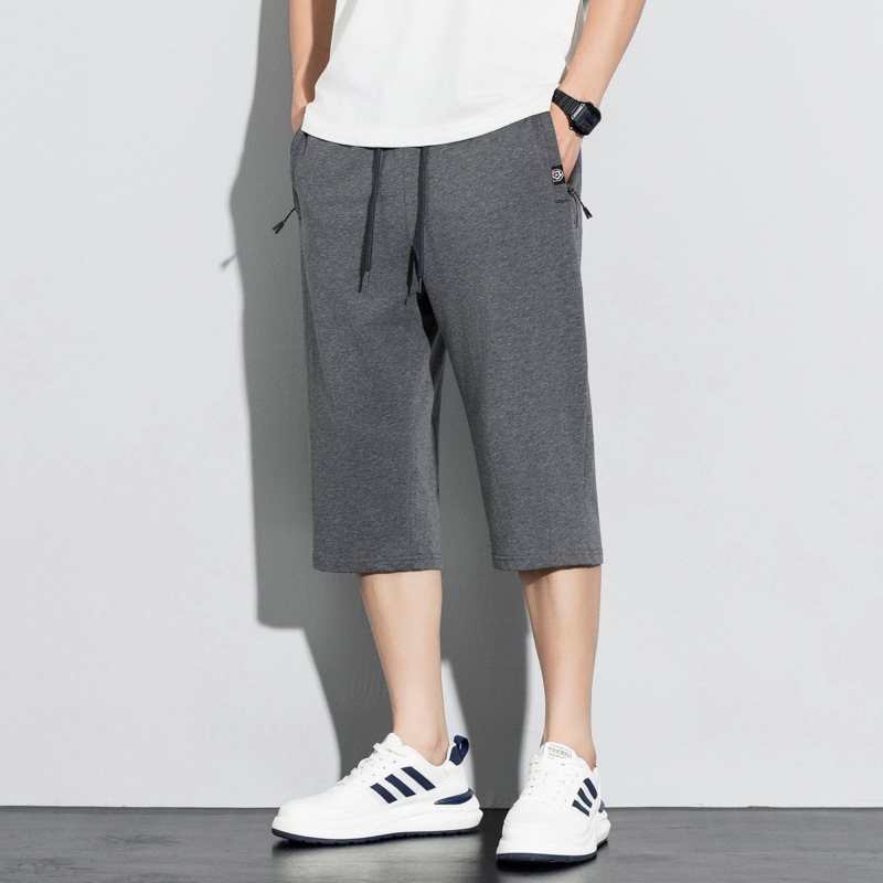 New Men's Summer Jogger Pants Loose Sweatpants Trendy Brand Youth Casual Shorts