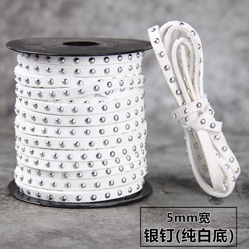 DIY ジュエリーアクセサリーカラー 5 ミリメートル韓国ベルベットホットダイヤモンド単列半円リベットロープ衣類アクセサリー在庫卸売|undefined