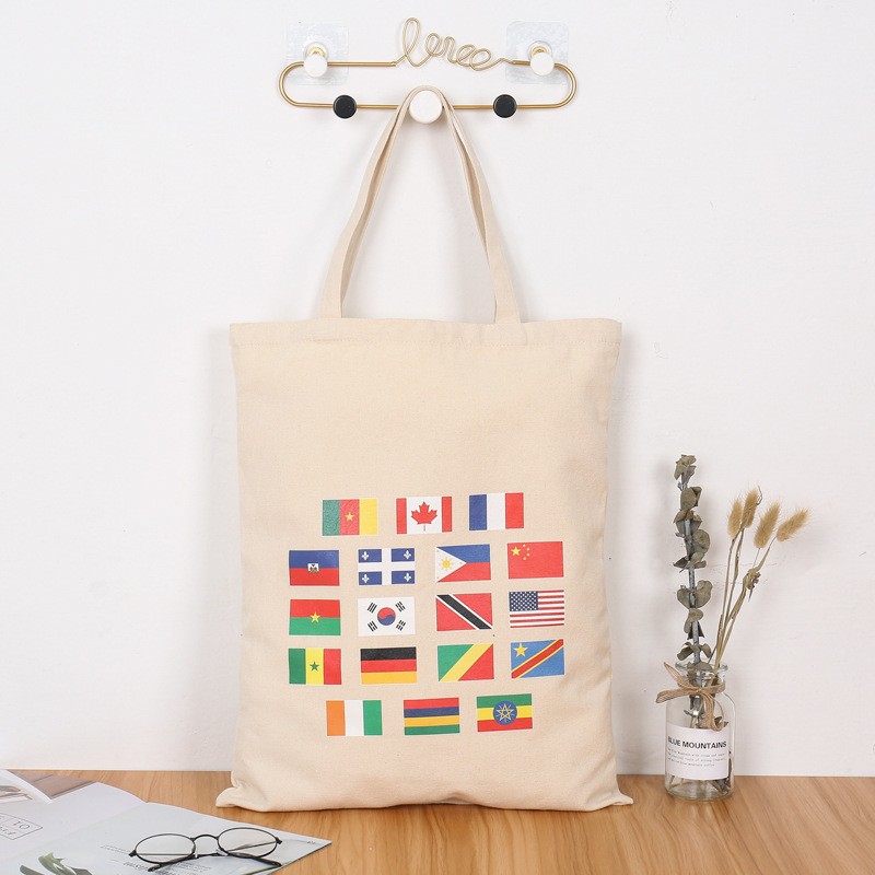 培训班手绘纯棉帆布袋定 做 手提oeko tex棉布购物袋 广告帆布包