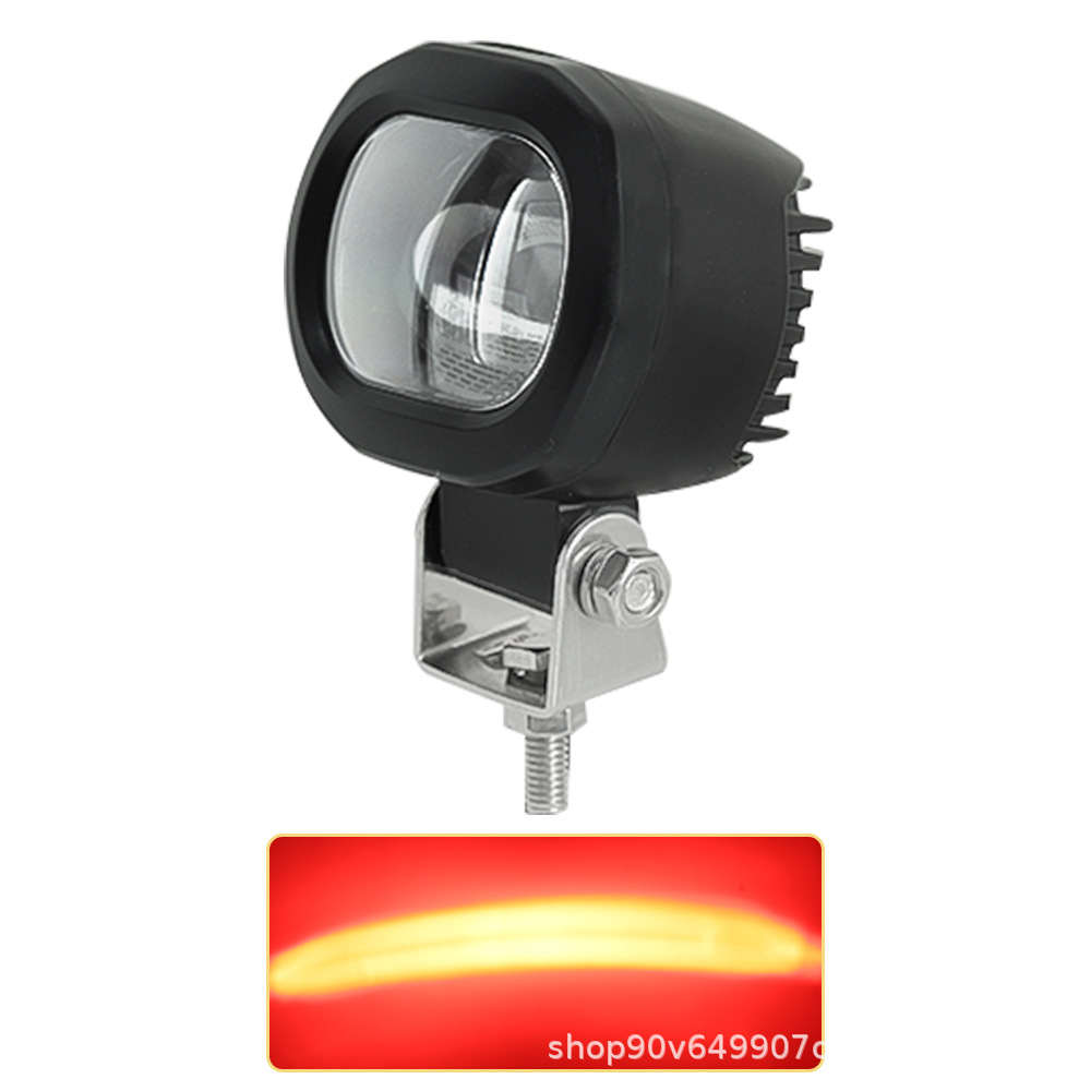 Upgraded Integrated Forklift Red and Blue Light Warning Lamp 12-80V High-Brightness Linear Area Safety Light Limiting Light