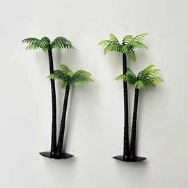 仿真小椰树 微景 水族装饰水草配件玩具椰子树模型