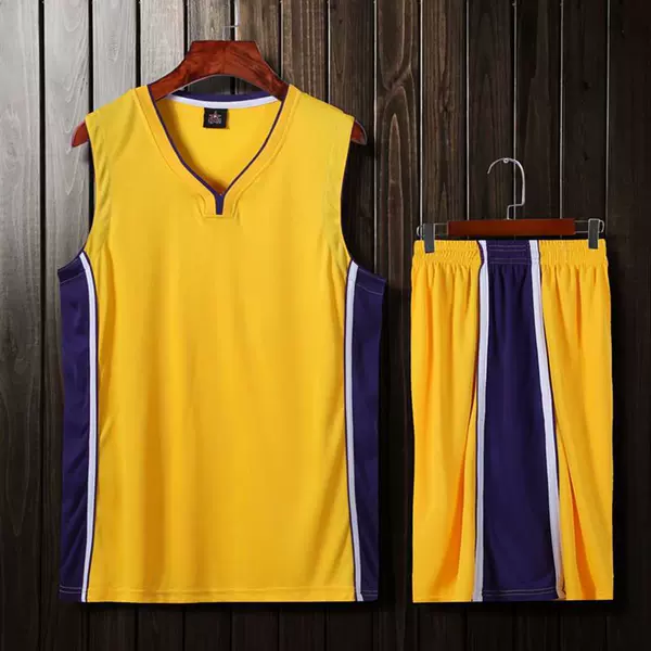Yellow, V-neckline