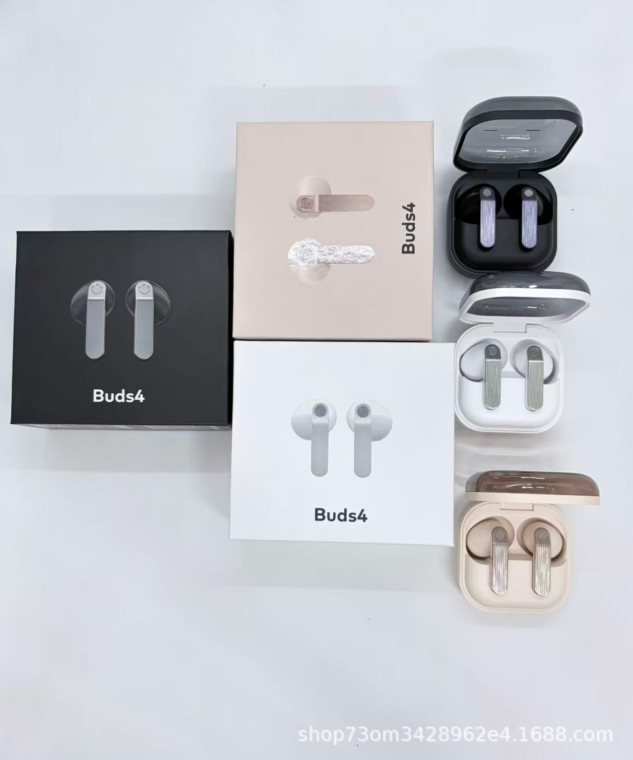 Bluetooth Earbuds 2026 New Model Buds4 Pro Long Battery Life Wireless Earbuds In-Ear TWS Export