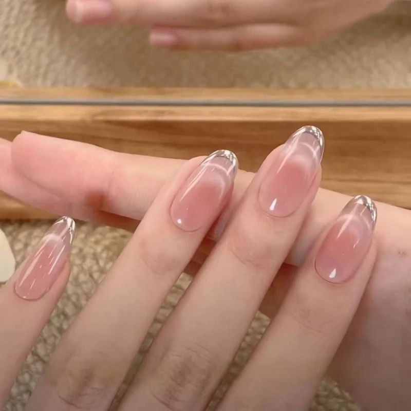 Yiyi Dance 10 piezas de uñas hechas a mano, terapia de luz, uñas, dopamina, uñas, uñas, parches al por mayor