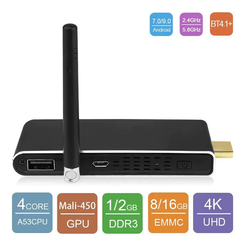 【HDMI dongle 定制】A910-Dongle S905X 4K高清 网络播放器