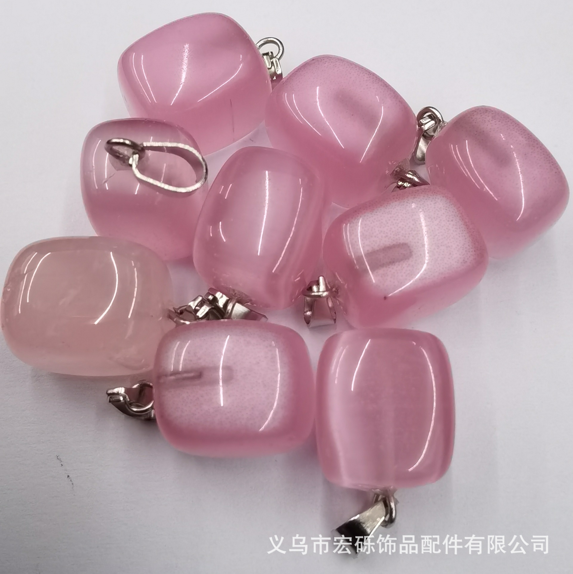 Fábrica directa piedra rodante de cristal de ágata natural irregular irregular colgante amorfo accesorios accesorios accesorios al por mayor