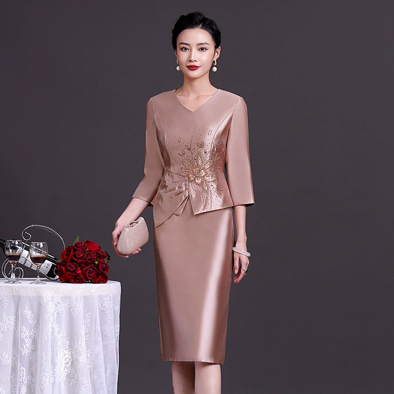 Высококачественное иностранное платье для тонкого тела