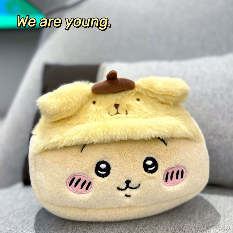 日本式アニメ収納バッグ創意ins可愛いぬいぐるみバッグ少女学生がポーチを持っています。|undefined