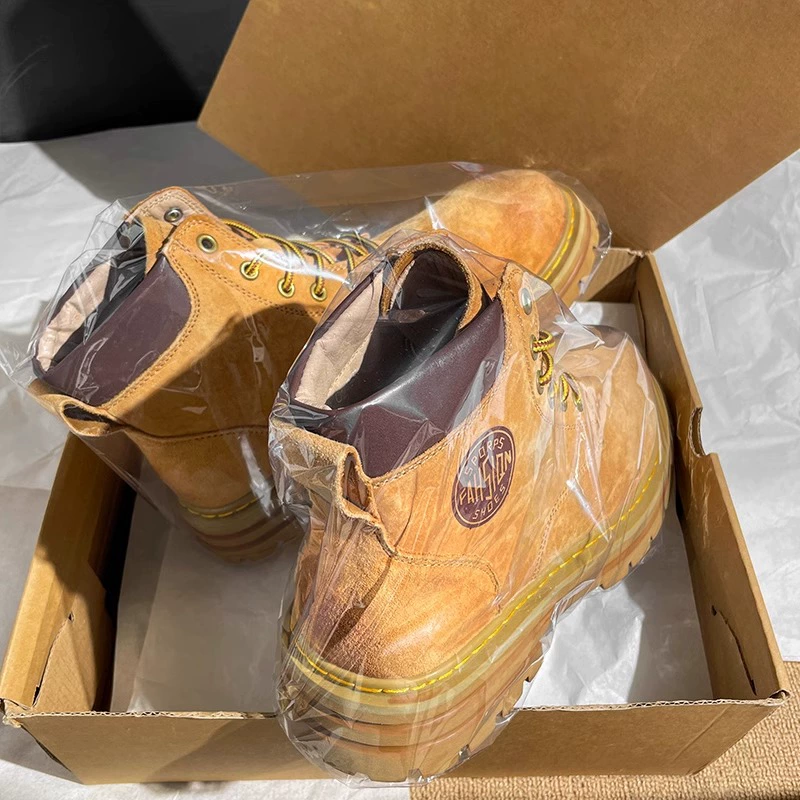 Martin сапоги мужской 2024 новый стиль пары высокая банда толстая подошва на открытом воздухе туфли мужская обувь британский стиль K-ревень сапоги