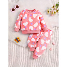 X 76575 Fleece thick kids winter three set ���޼Ӻ�Сͯ��װ