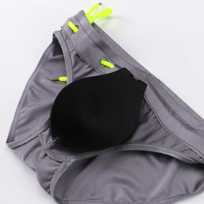 Men's underwear triangle swimming triangle built -in cup