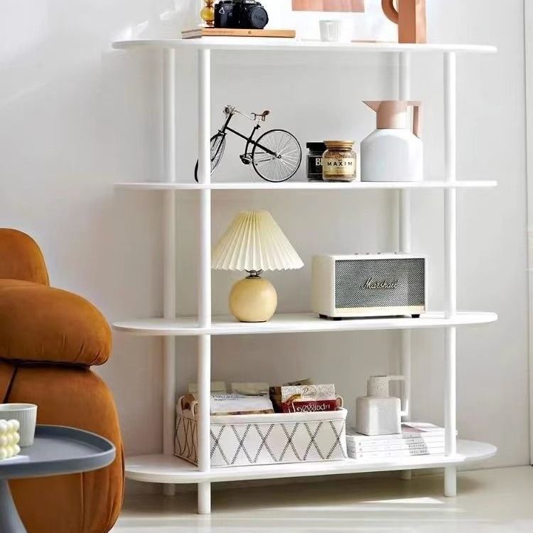 Estante de almacenamiento fácil de aterrizar estante de almacenamiento multifuncional para estante de exhibición de almacenamiento al lado de la cama de la sala de estar multicapa