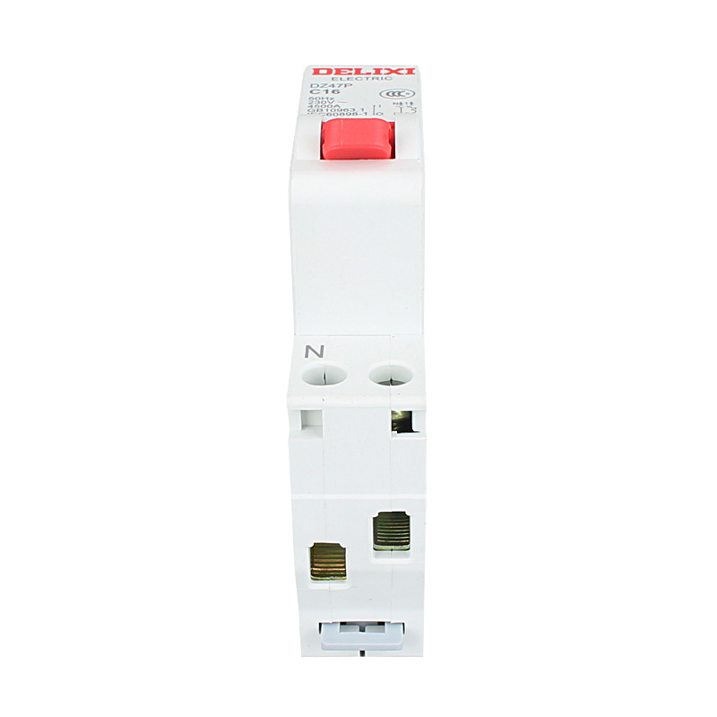 Delixi Air Circuit Breaker 1P+N Two-Wire DZ47P Dual-In Dual-Out 16A Household 10A Circuit Breaker DPN Air Switch