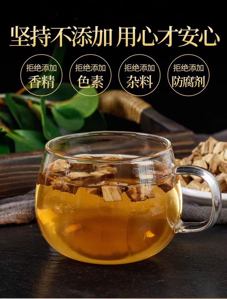 Kudzu Root Chai Ge Gen Dried Slices 100g Jar Traditional Chinese Herb for Decoction and Tea in use
