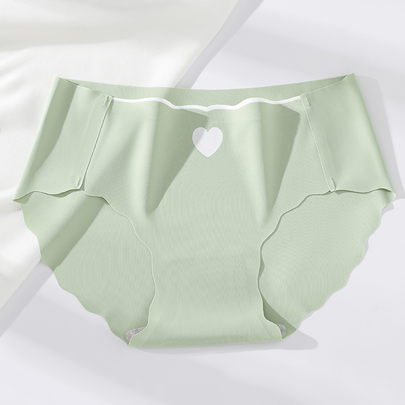 Ropa interior para mujer seda de hielo sin costuras algodón puro antibacteriano cintura media verano niñas pantalones cortos triangulares finos de gran tamaño refrescantes