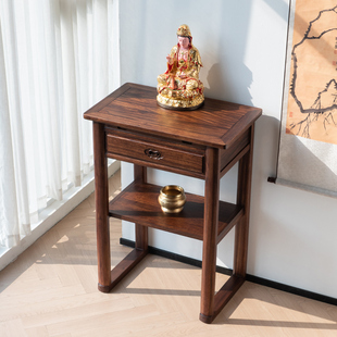 New Chinese-style Solid Wood Incense Table for Table Home Shrine Incense Table Buddhist Table Buddhist Table Simple Shrine Entrance