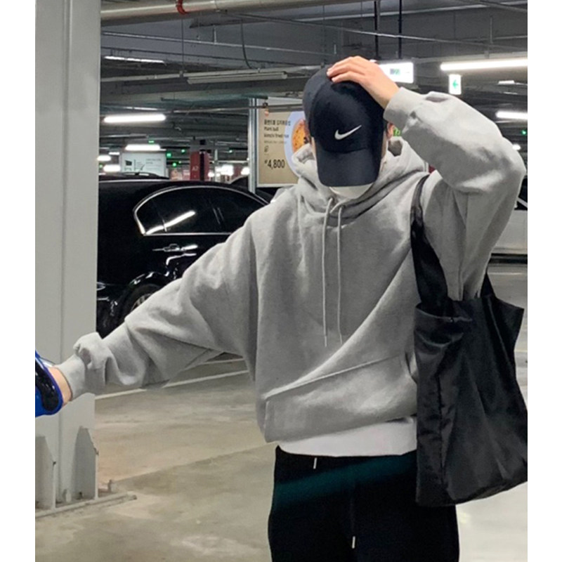 High-End and Stylish Men's Sweatshirt 2026 Spring and Autumn New Trendy Heavy-Duty Oversized Hooded Jacket