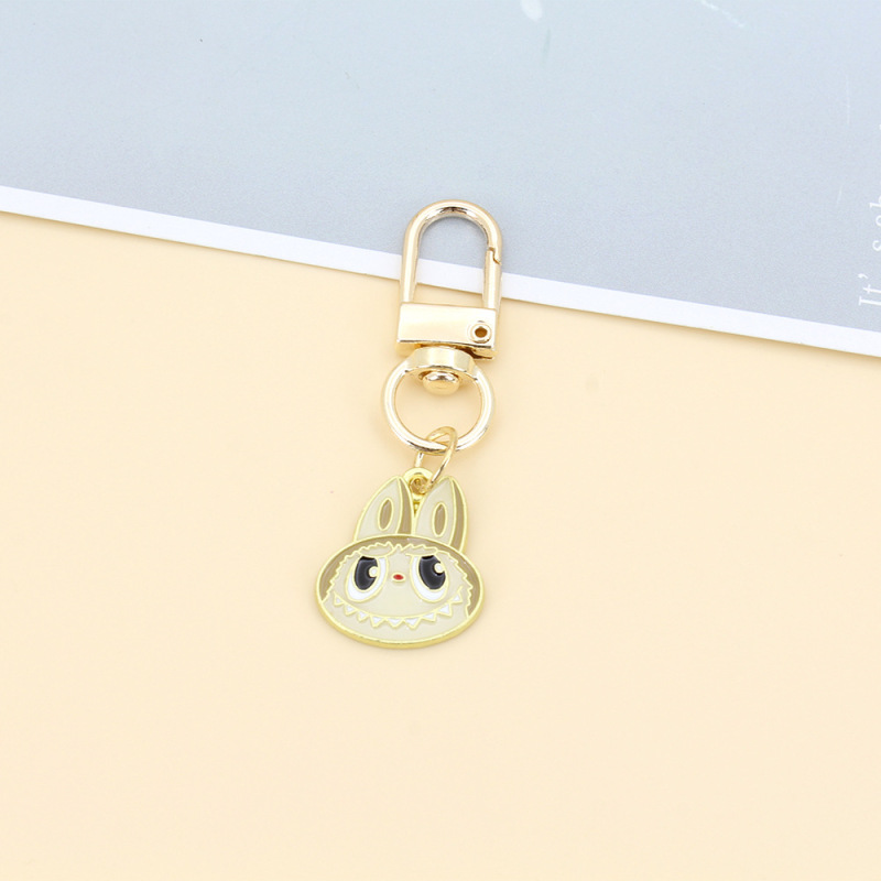 国境を越えた売れ筋漫画ラブブキーホルダーペンダントかわいいラブブガールガールフレンド多用途小さなペンダント|undefined