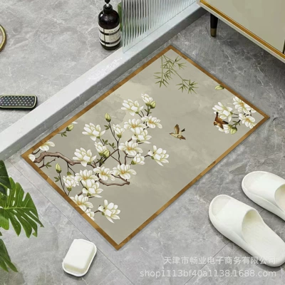Avtomobil döşəmə paspasları — Anti-Slip Quick-Drying Foot Mat for - national-style-10-40x-60cm