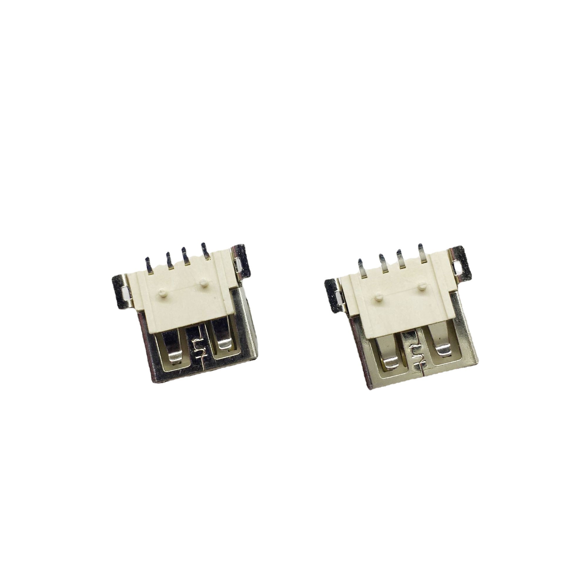 销售usb连接器 usb母座180度贴片   AF180度  usb母头插板