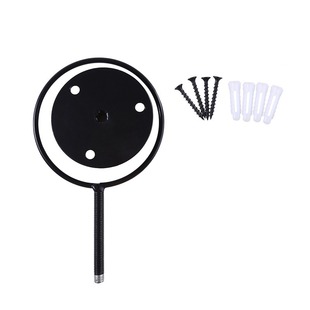 Yiwu Factory Direct Sales Black Ball Rack Rugby Rack Convenient Wall-Mounted Basketball Rack Football Rack Volleyball Rack Wholesale