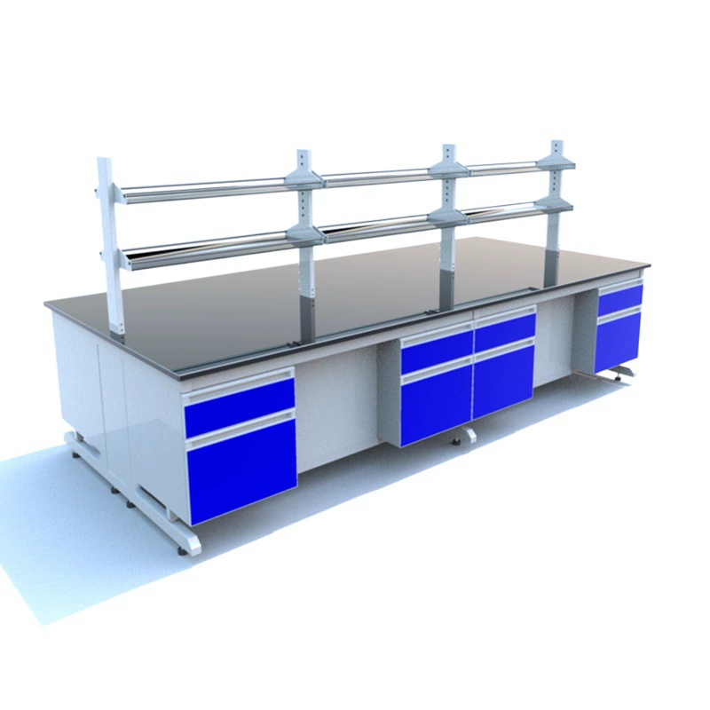 Стенд теста шкафа стороны таблицы лаборатории бортовой Операционный стол верстака стальной деревянный стенд теста клобук перегара таблицы полностью стальной стенд теста