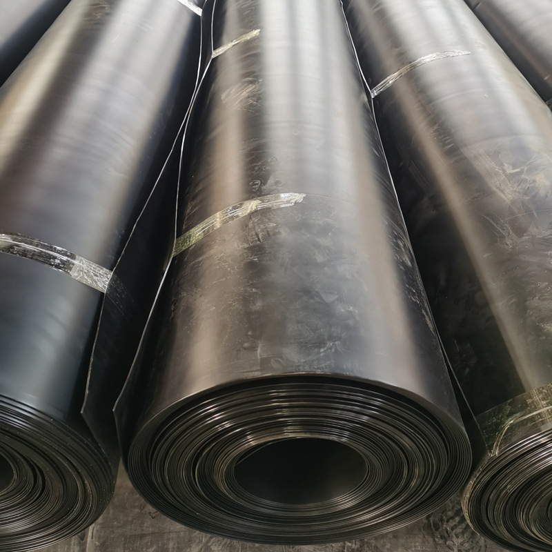 厂家供应HDPE土工膜蓄水池隔离防渗土工膜鱼塘藕池防渗复合土工膜