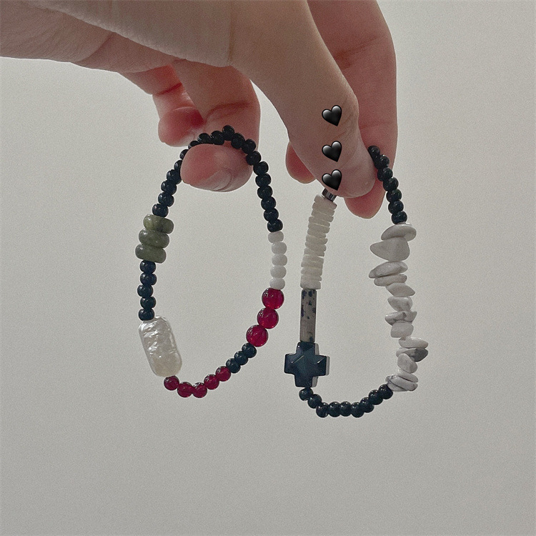 Retro Geometric natural stone Agate Bracelets 1 Piece