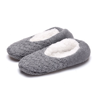 Wool Fleece-Lined Floor Socks for Women in Winter, Warm and Cool, Adult Non-Slip, Thickeneded Indoor Home Socks and Shoes