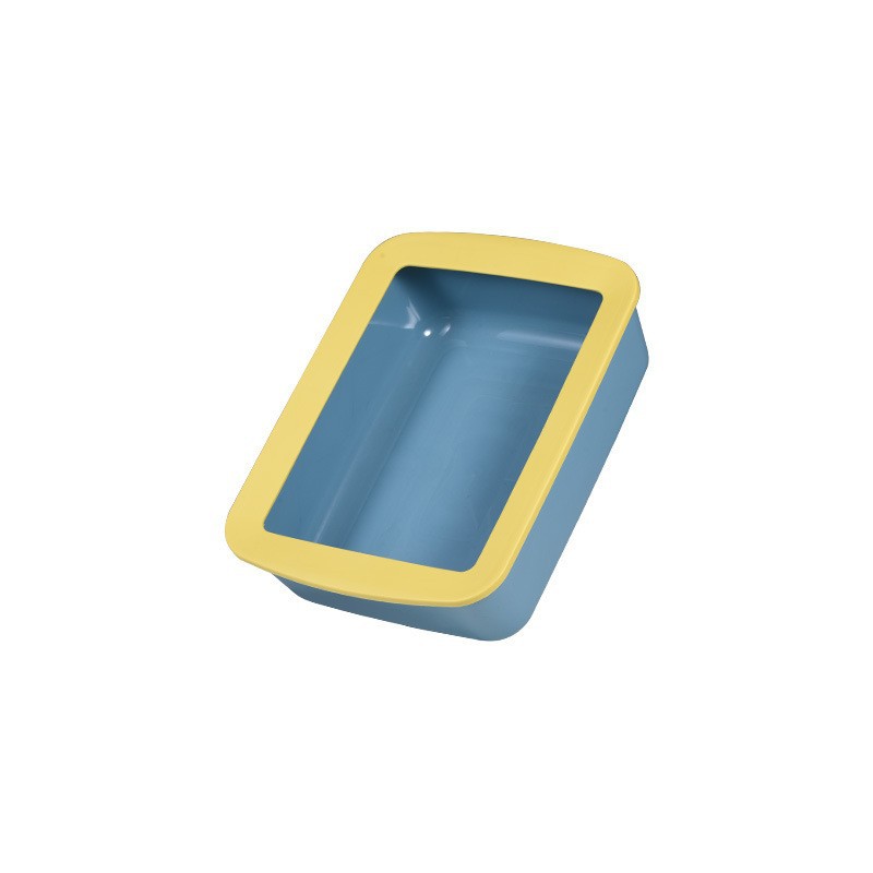 La caja de arena para gatos semicerrada de gran tamaño anti-salpicaduras, el inodoro para gatos, la arena y el olor