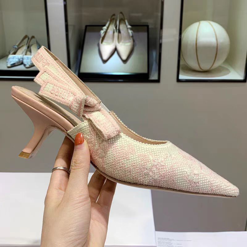 누드 핑크 자수 모델 6.5cm