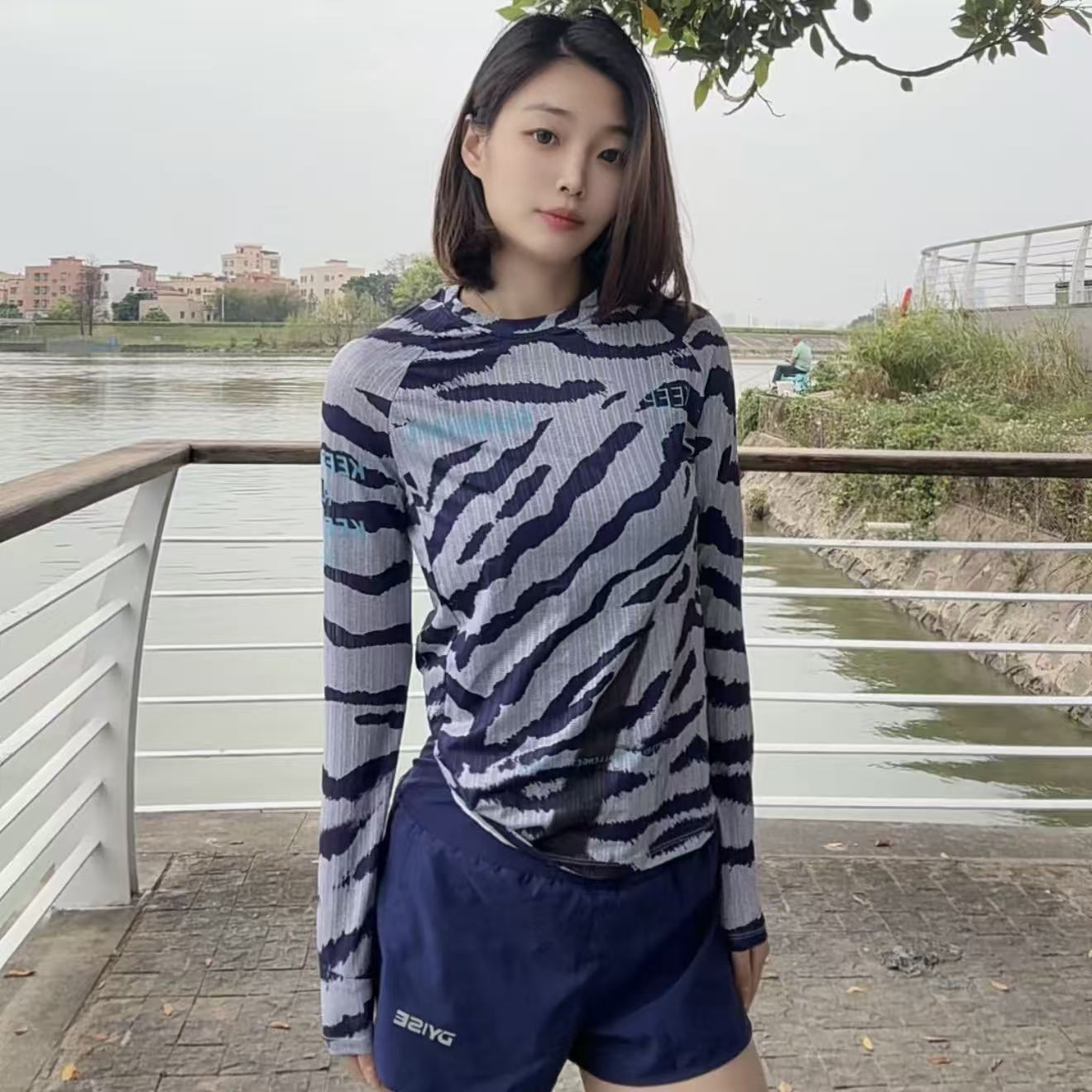 Year of the Horse limited edition long-sleeve running and cycling jersey, quick-drying and breathable
