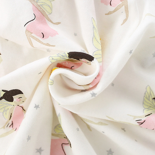 malwee girls dress summer new style European and American children's printed short-sleeved children's dress princess dress