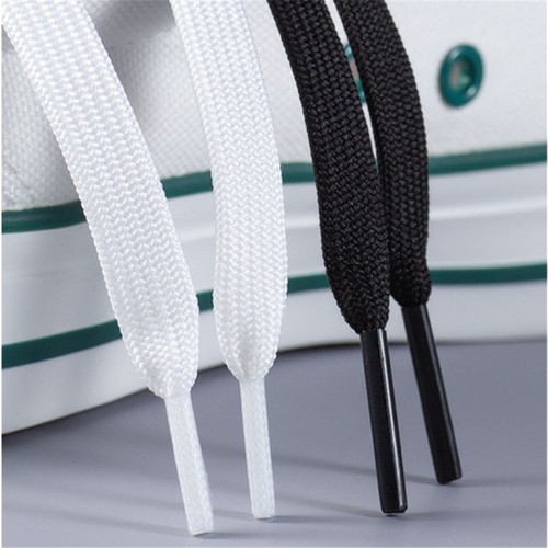 Factory wholesale 1cm single-layer double-layer black and white laces, polyester hollow double-layer colorful laces