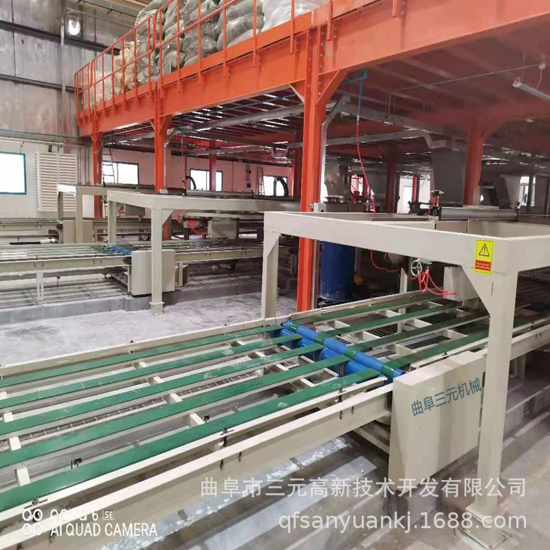 厂家供应全自动水泥发泡防火门芯板设备 辊压式防火门芯板设备