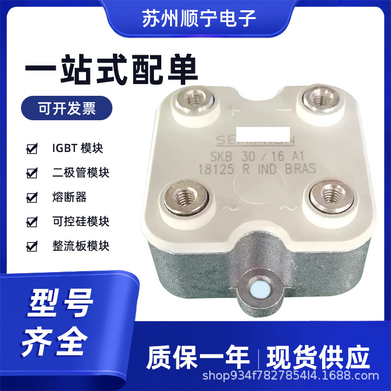 SKB30-16A1 IGBT可控硅模块 全新原装 型号齐全 现货速发