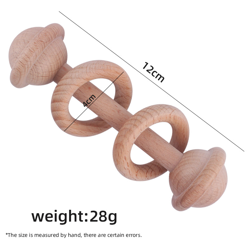 New Beech juguete infantil mordedor infantil Ejercicio de mano sonajero bebé creativo interactivo educativo mordedor palo