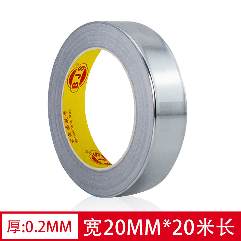 Cinta de papel de aluminio resistente a altas temperaturas resistente al fuego impermeable anti-envejecimiento techo aislamiento térmico blindaje fuerte y débil cinta de papel de estaño eléctrico 1-2