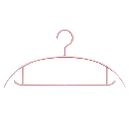 Seamless clothes hanger household adult non-slip plastic semi-circle clothes hanger bold adult clothes drying rack clothes clothes hanger wholesale