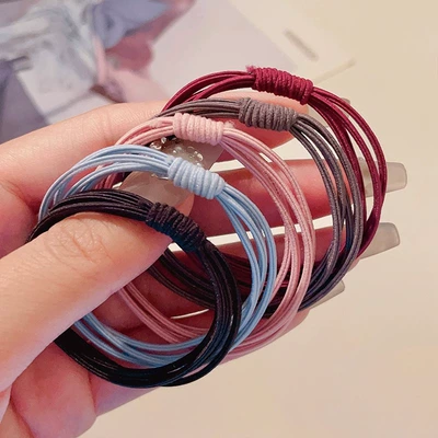 Saç üçün rezinlər – Set Stylish Black Hair Rope