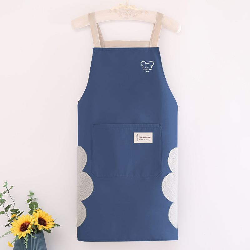 3겹 복합 손 닦기 미키 데님 블루