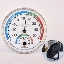 速卖通跨境TH101B指针温湿度计圆形温度计室内家用温湿度仪表英文