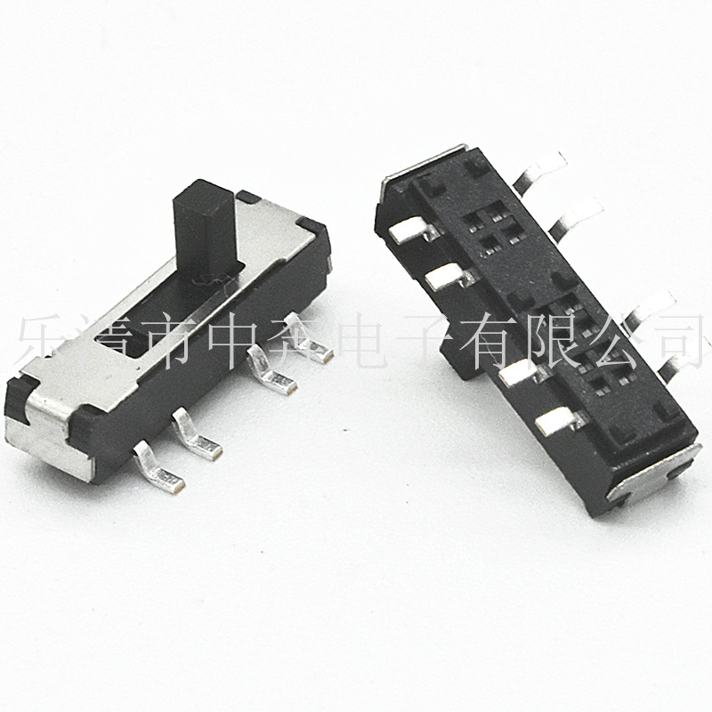 8脚贴片 滑动开关 8脚立式贴片无柱 3档8脚 三档滑动开关拨动开关