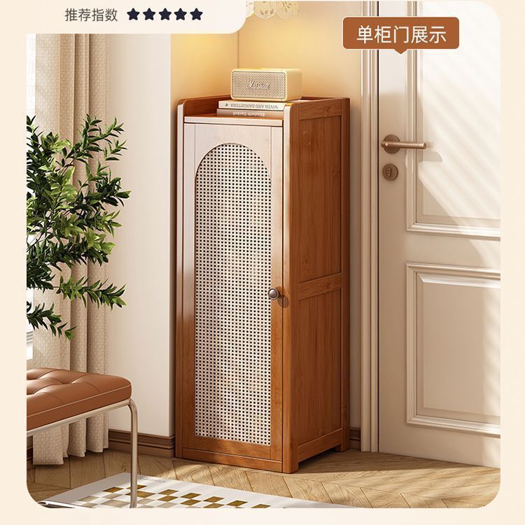 Narrow Small Shoe Rack for Home Entrance with Single Door, Hallway Entry Shoe Cabinet, New 2025 Popular Model, Multi-Layer Storage