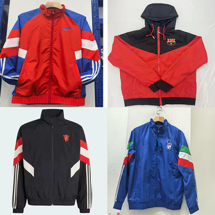 Football Windproof Windbreaker National Club Asen N Yellow Horse Italian Spain Man L Front-End Sports Training Jacket