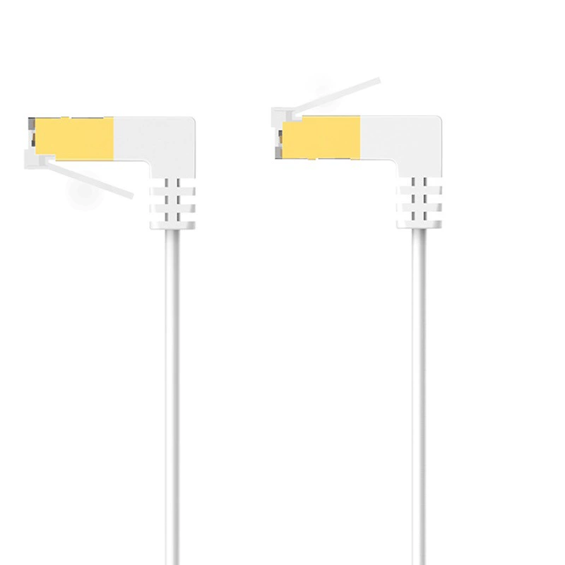 Шесть типов сетевого кабеля плоский бескислородный медный гигабитный колено cat6 высокоскоростная компьютерная широкополосная сеть более 50 м на открытом воздухе