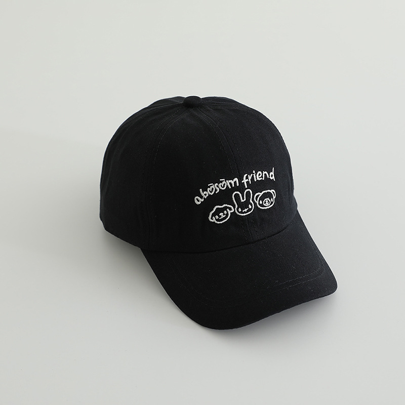 2-5 Sombreros de primavera y otoño delgados gorras de lengua de pato para niños y niñas sombreros de protección solar sombreros de béisbol de moda coreana